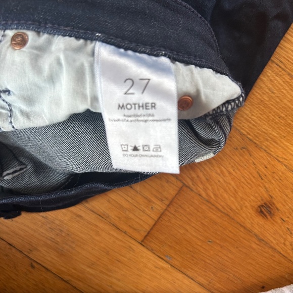 EPC Mother the Mid Rise Dazzle Ankle Dark Wash Jeans Size 27 - Picture 10 of 12